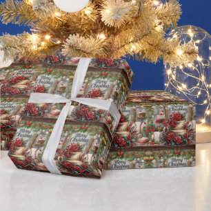 Baseball Weihnachtsgeschenk Geschenkpapier