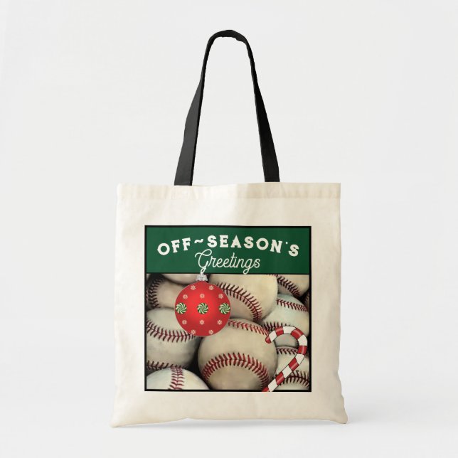 Baseball Weihnachtsgeschenk Totbeutel Tragetasche (Vorne)