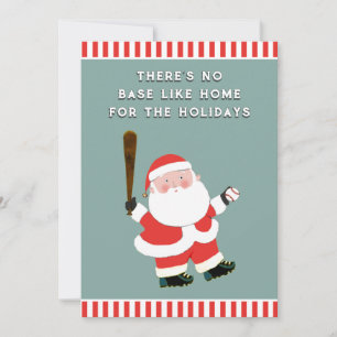 Baseball Weihnachtskarten Feiertagskarte