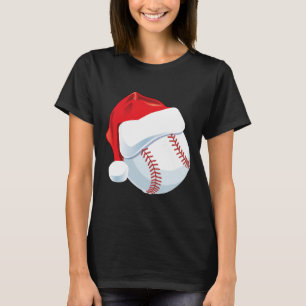 Baseball Weihnachtsmannmütze Men Boys Weihnachten T-Shirt