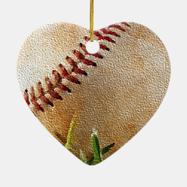 Baseball Weihnachtsschmuck (Hinten)