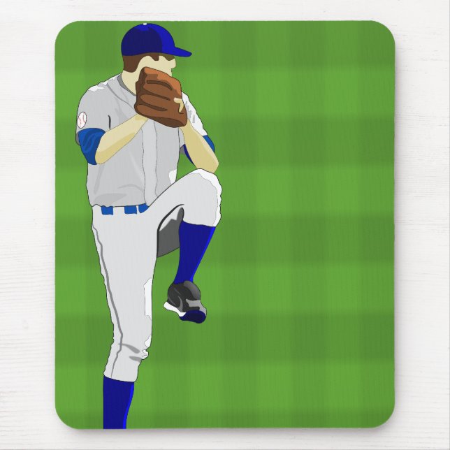 Baseball-WerferWindup Mousepad (Vorne)