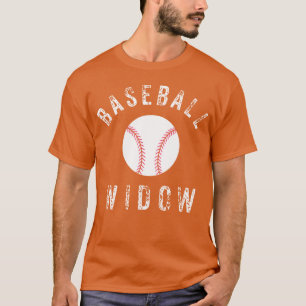 Baseball-Witwe Verrückte Sportfan-Freundin Ehefrau T-Shirt