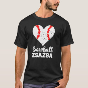 Baseball ZsaZsa Baseball Herzchen Grandma Zsa Zsa T-Shirt