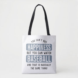Baseball zu beobachten ist Glück Funny Baseball Tasche