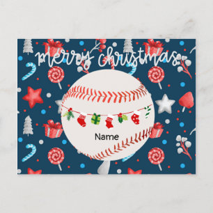 Baseball zu Weihnachten mit Namen