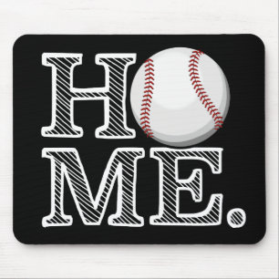 Baseball-Zuhause Mousepad