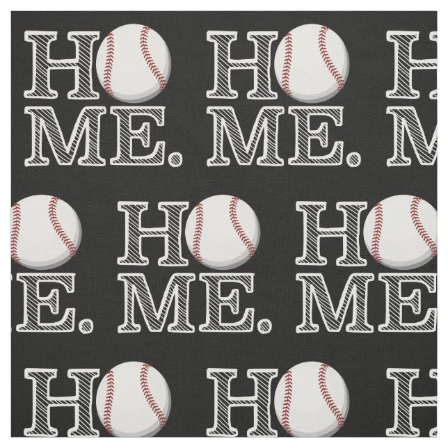 Baseball-Zuhause Stoff (Muster)