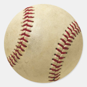 Baseballaufkleber Runder Aufkleber