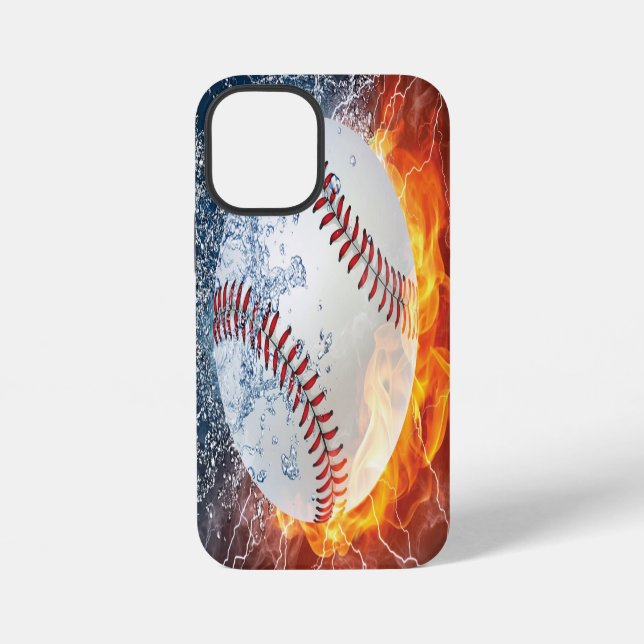 Baseballball iPhone 12 Mini Hülle (Rückseite)