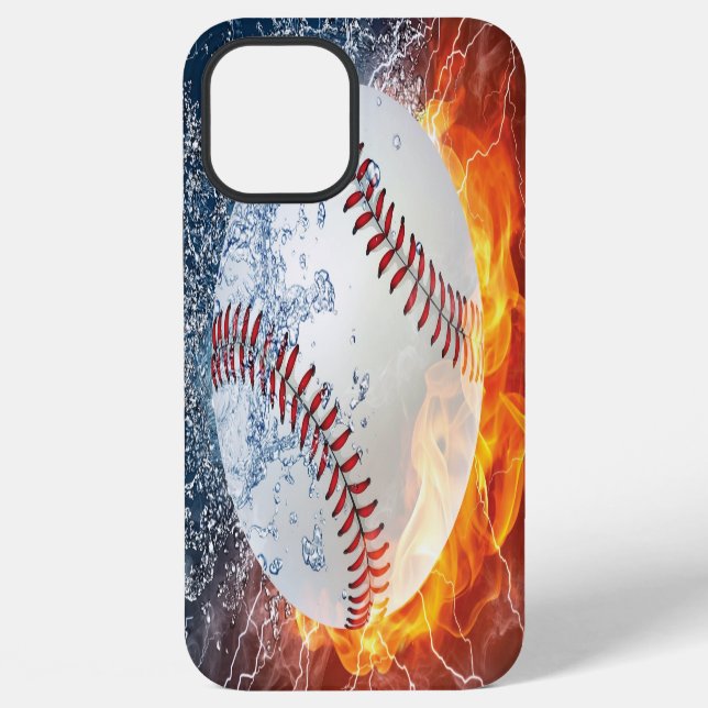 Baseballball iPhone 12 Pro Max Hülle (Rückseite)