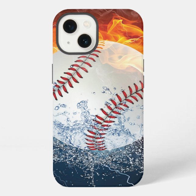 Baseballball iPhone Hülle (Rückseite)