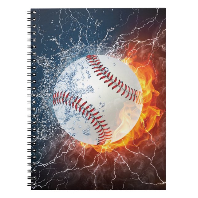Baseballball Notizblock (Vorderseite)