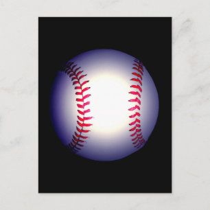 Baseballball Postkarte