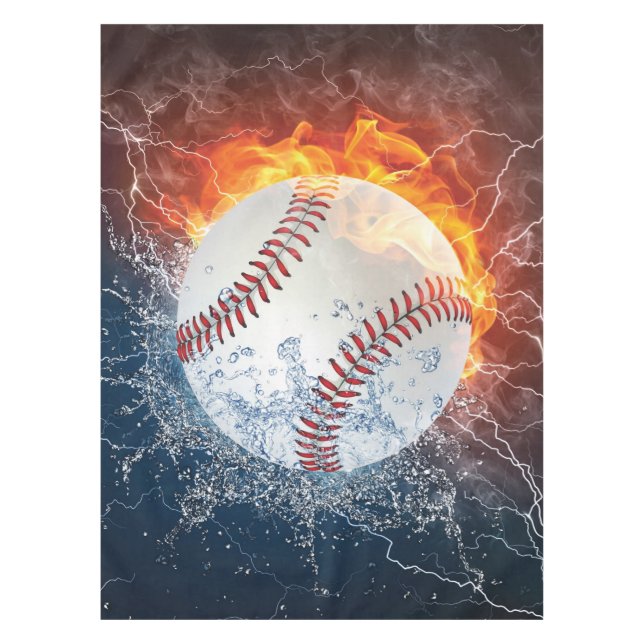 Baseballball Tischdecke (Vorderseite)