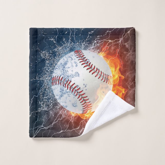 Baseballball Waschlappen (Waschlappen)