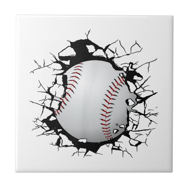 Baseballbekleidung - Baseball  Fliese (Vorderseite)