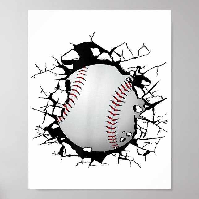 Baseballbekleidung - Baseball  Poster (Vorne)