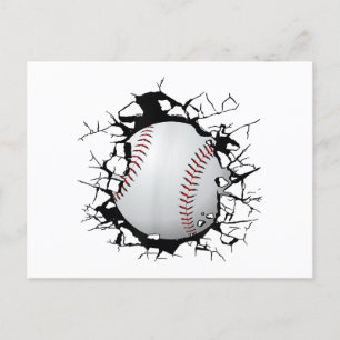 Baseballbekleidung - Baseball Postkarte