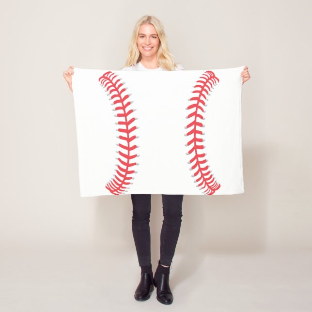 Baseballdecke Fleecedecke (Beispiel)