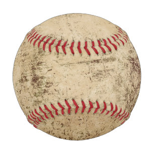 Baseballdruck mit großflächigem, weißem Hinterg Baseball