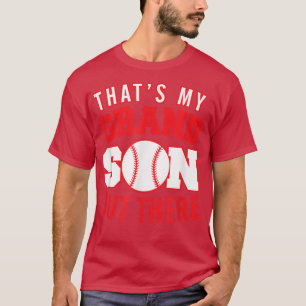 Baseballfor Nana Papa Thats Mein Enkel da draußen T-Shirt