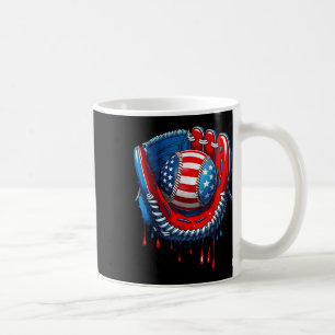 Baseballhandschuh Drip Boy Eiscreme Patriotisch Us Kaffeetasse