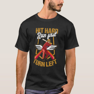 Baseballhandschuh Pitcher und Fänger Baseballtrain T-Shirt