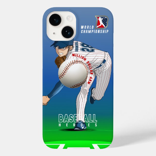 Baseballhelden mit Millionen Dollar-Arm | Case-Mate iPhone 14 Hülle (Rückseite)