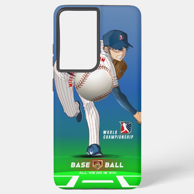 Baseballhelden mit Millionen Dollar-Arm | Samsung Galaxy Hülle (Rückseite)