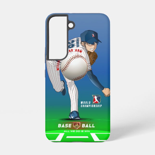 Baseballhelden mit Millionen Dollar-Arm | Samsung Galaxy Hülle (Rückseite)