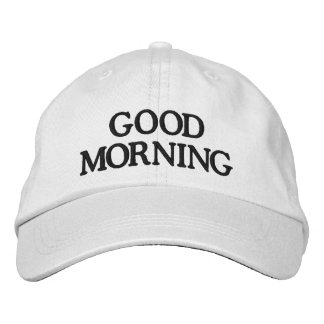 Baseballkappe - Guten Morgen Bestickte Baseballkappe