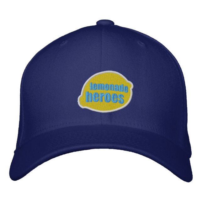 Baseballkappe Lemonade Heroes Bestickte Baseballkappe (Vorderseite)