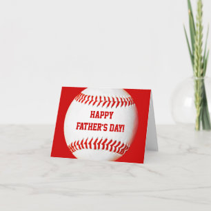 Baseballkarte für den glücklichen Vater Karte