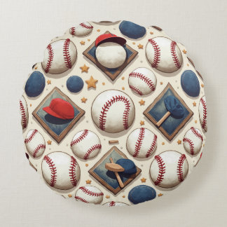 Baseballkissen Rundes Kissen