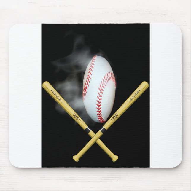 Baseballliebhaber Mousepad (Vorne)