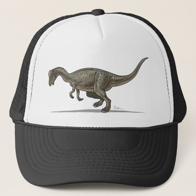 Baseballmütze Pachycephalosaurus Dinosaurier Truckerkappe (Vorderseite)