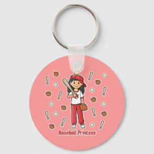 Baseballprinzessin Schlüsselanhänger