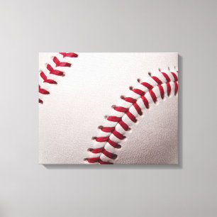 Baseballs - Baseball-Hintergrundvorlage anpassen Leinwanddruck