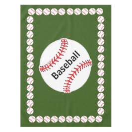 Baseballs Design Tablecloth Tischdecke