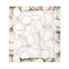Baseballs En Masse Notizblock