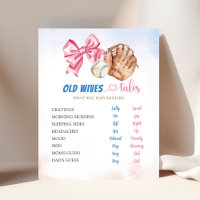 Baseballs oder Bows Gender Reveal Alte Ehefrauen G