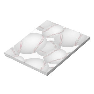 Baseballs Pattern Notizblock