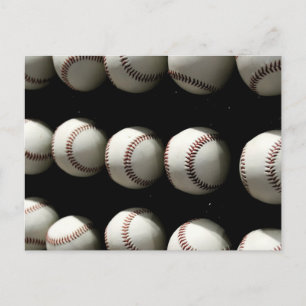 Baseballs Postkarte
