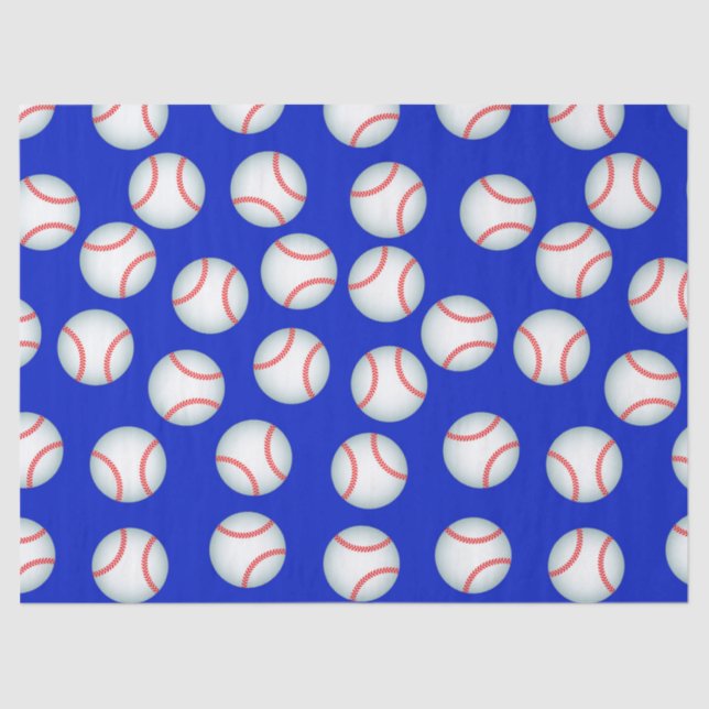 Baseballs Seidenpapier (Vorderseite)