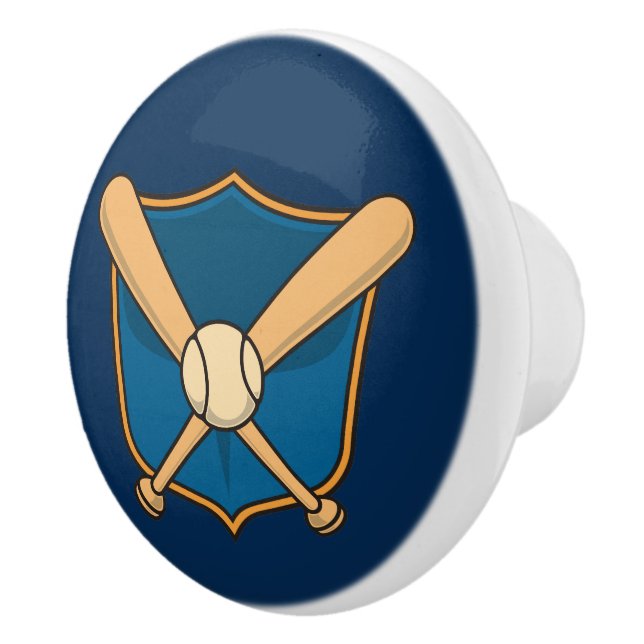 Baseballschild Keramikknauf (Rechts)
