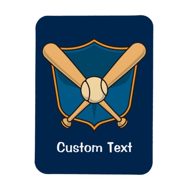 Baseballschild Magnet (Vertikal)