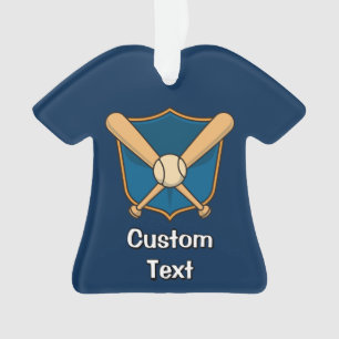 Baseballschild Ornament