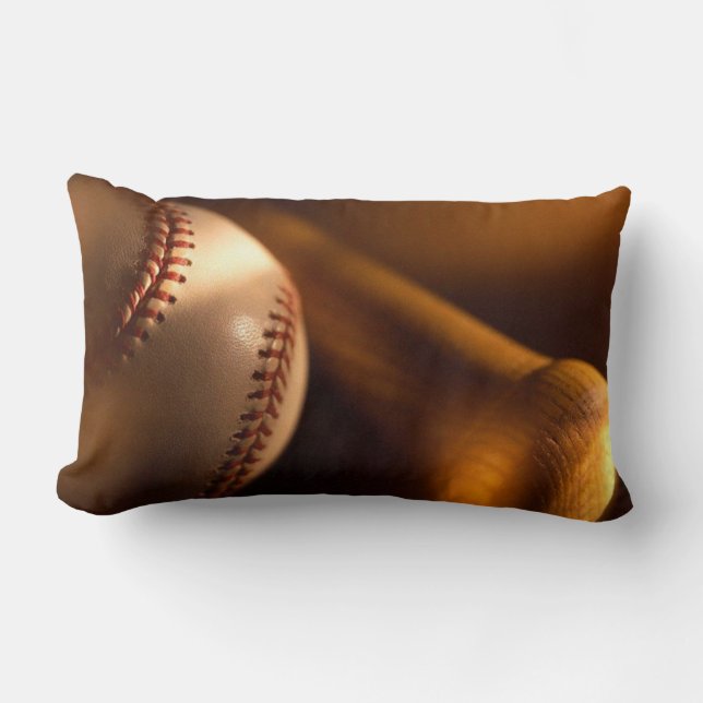 Baseballschläger und Balllumbar-Kissen Lendenkissen (Vorderseite)