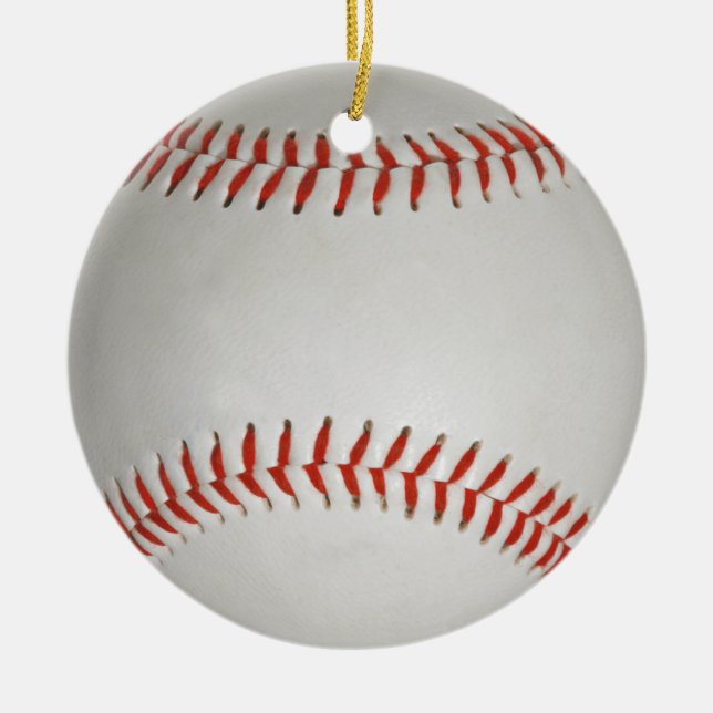 Baseballschmuck Keramikornament (Vorne)